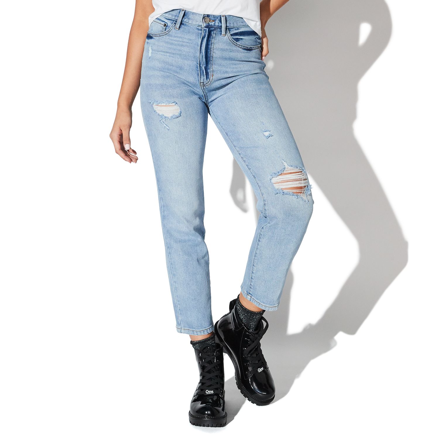 dad straight leg jeans