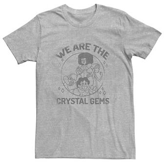 Men's Steven Universe We Are The Crystal Gems Outline Portrait Tee