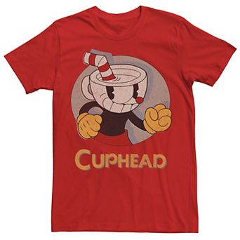 Men's Cuphead A Brawl Is Surely Brewing Cup Tee
