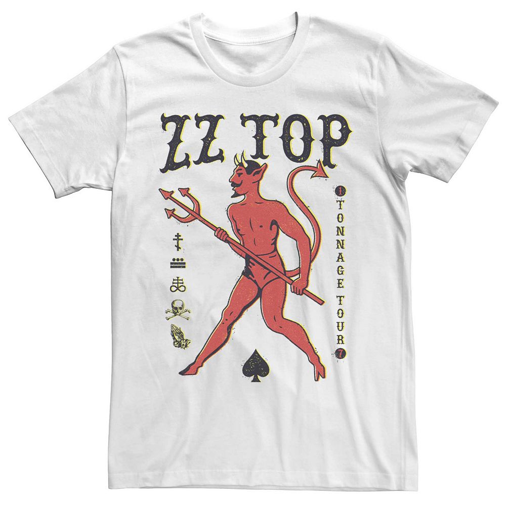 Men's ZZ Top Tonage Tour Vintage Devil Portrait Tee