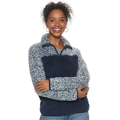 Petite Sonoma Goods For Life 1 4 Zip Sherpa Jacket
