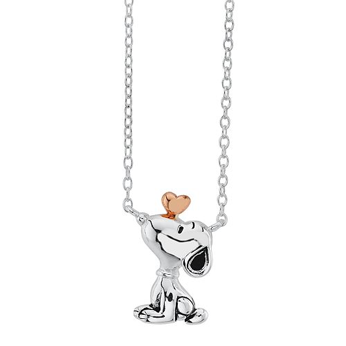 Peanuts Two-Tone Snoopy Necklace