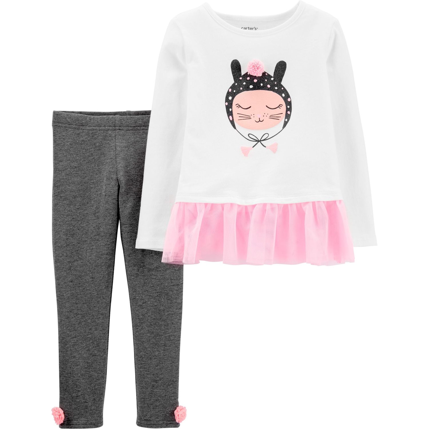 girls leggings and top set