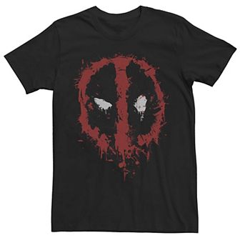 Men's Marvel Deadpool Splatter Icon Tee