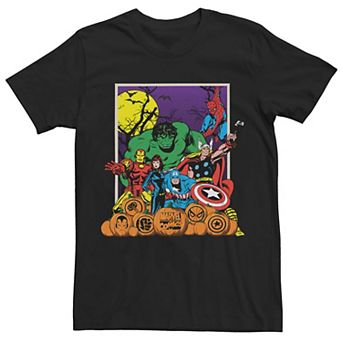 Men's Marvel Vintage Avengers Halloween Tee