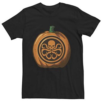 Men's Marvel Hail Hydra Carved Pumpkin Tee