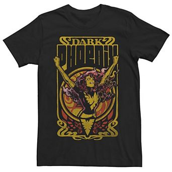 Men's Marvel Dark Phoenix Retro Poster Tee