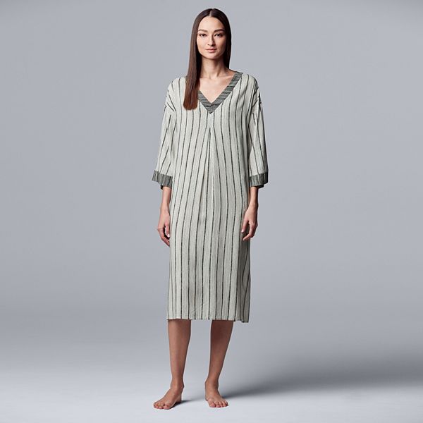 Kohls Plus Size Simply Vera Vera Wang Pajamas: Long Sleep Chemise ...