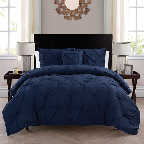 VCNY Home Carmen Pintuck Comforter Set