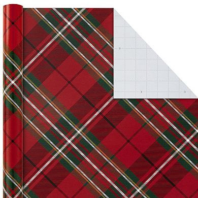 Hallmark Plaid Wrapping Paper (4-Pack)