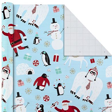 Hallmark Christmas Quirky Trend Wrapping Paper Bundle (4-Pack) 