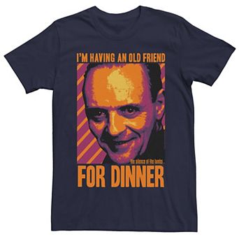 Men's The Silence Of The Lambs I'm Having An Old Friend For Dinner Tee