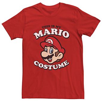 Men's Nintendo This Is My Mario Costume Tee