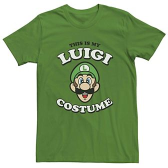 Men's Nintendo This Is My Luigi Costume Tee