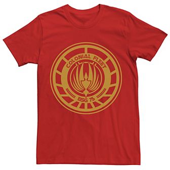 Men's Battlestar Galactica Colonial Fleet Badge Tee