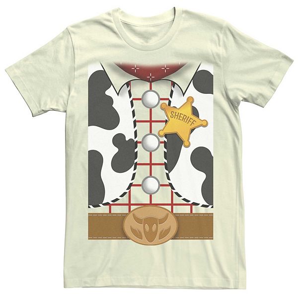 Men S Disney Pixar Toy Story Woody Costume Tee