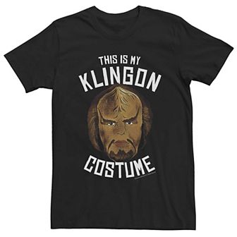 Men's Star Trek This Is My Klingon Costume Tee