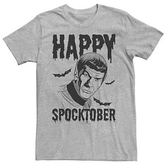 Men's Star Trek Happy Spocktober Sketch Portrait Tee