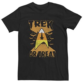 Men's Star Trek Trek Or Treat Candy Corn Starfleet Logo Tee
