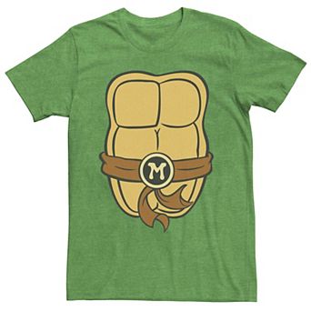Men's Teenage Mutant Ninja Turtles Michelangelo Chest Costume Tee