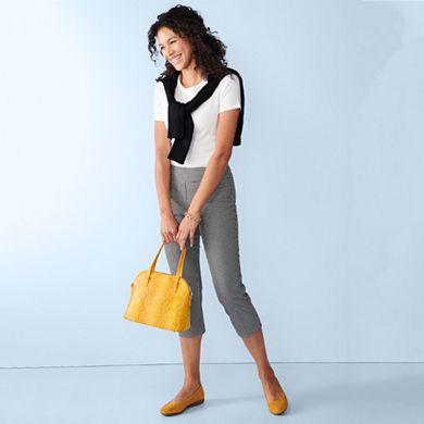 Women's Croft & Barrow® Millennium Tummy Control Capris