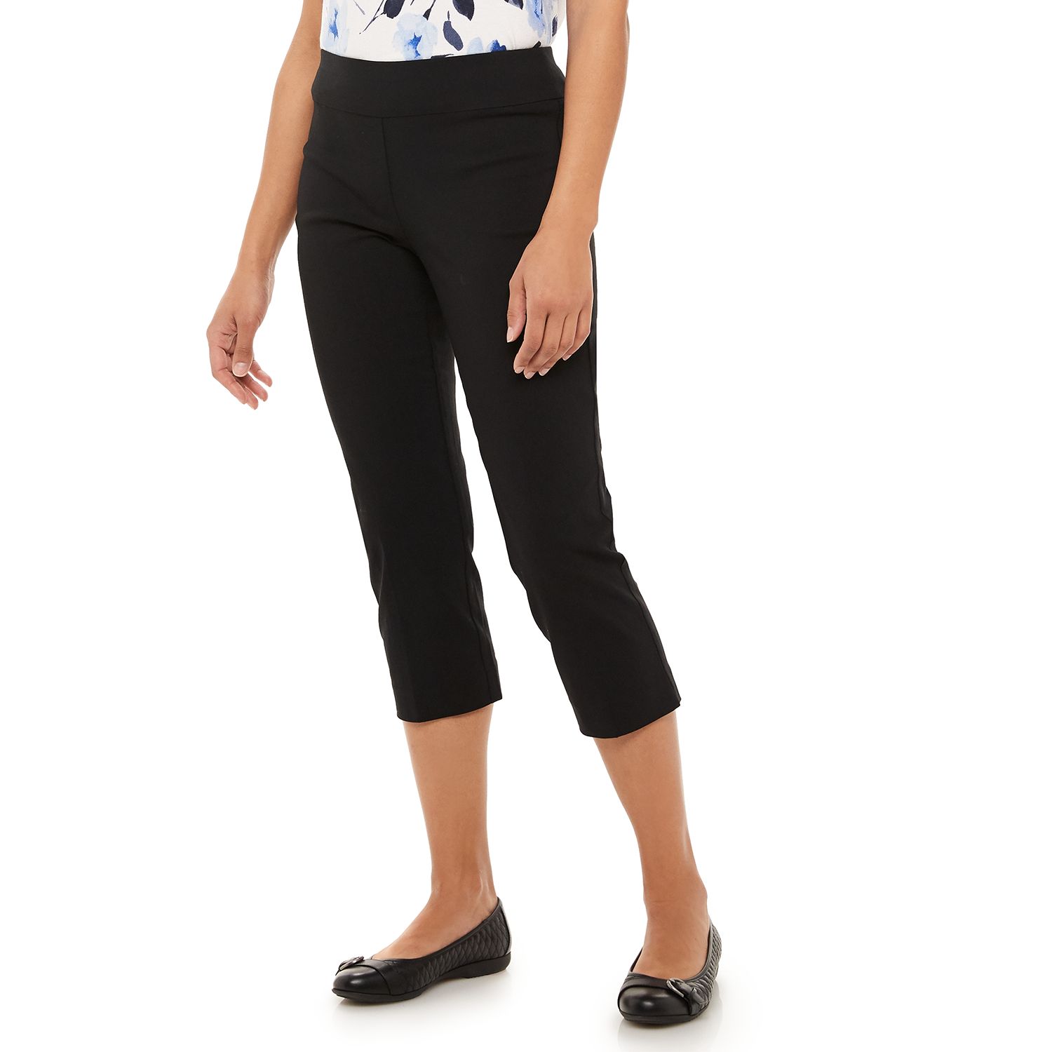 womens pull on capri jeans