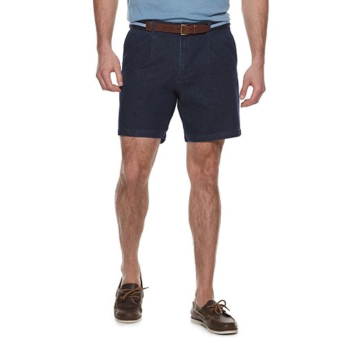 Men's Croft & Barrow® Comfort Waist Pleated Flat Front Shorts