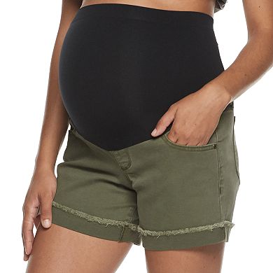 Maternity a:glow Mid-Length Boyfriend Shorts