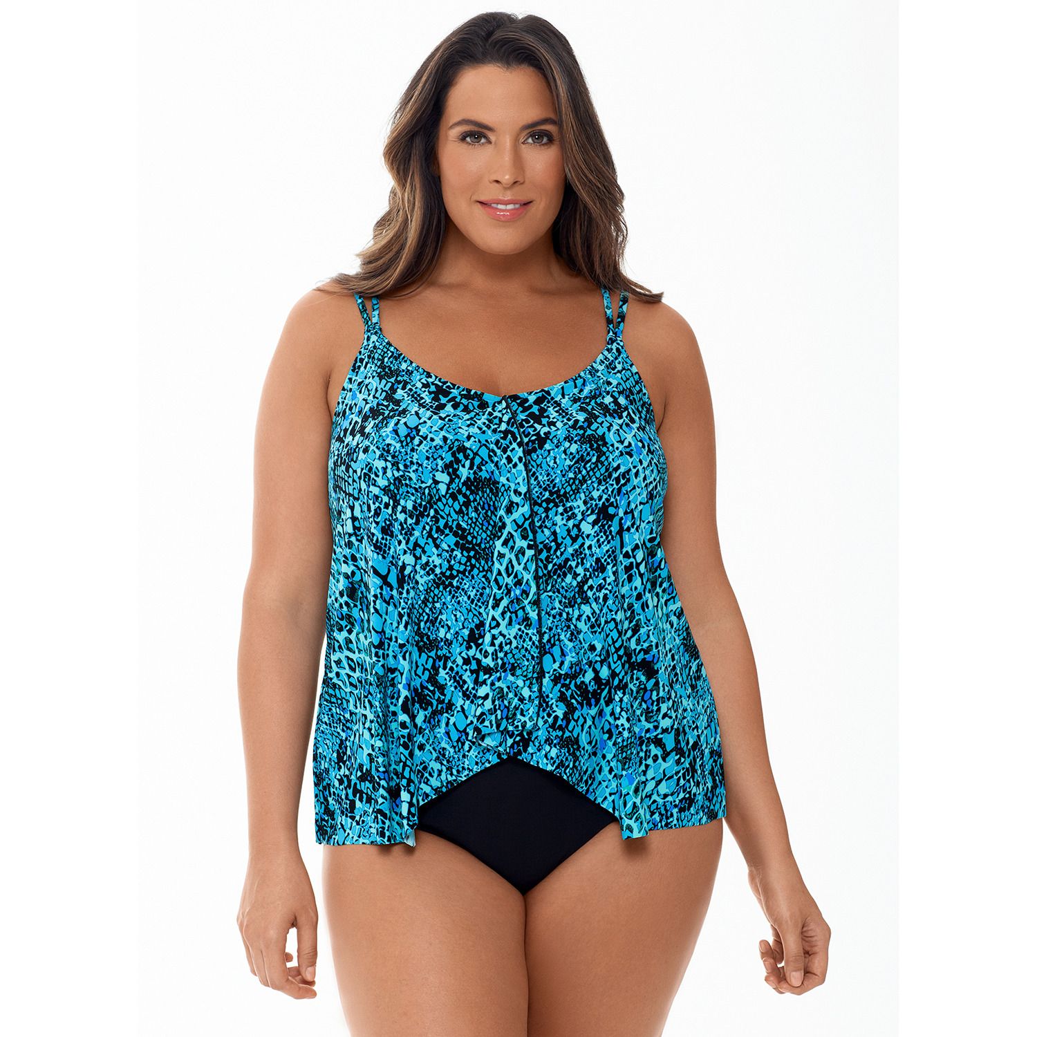 croft and barrow plus size bathing suits