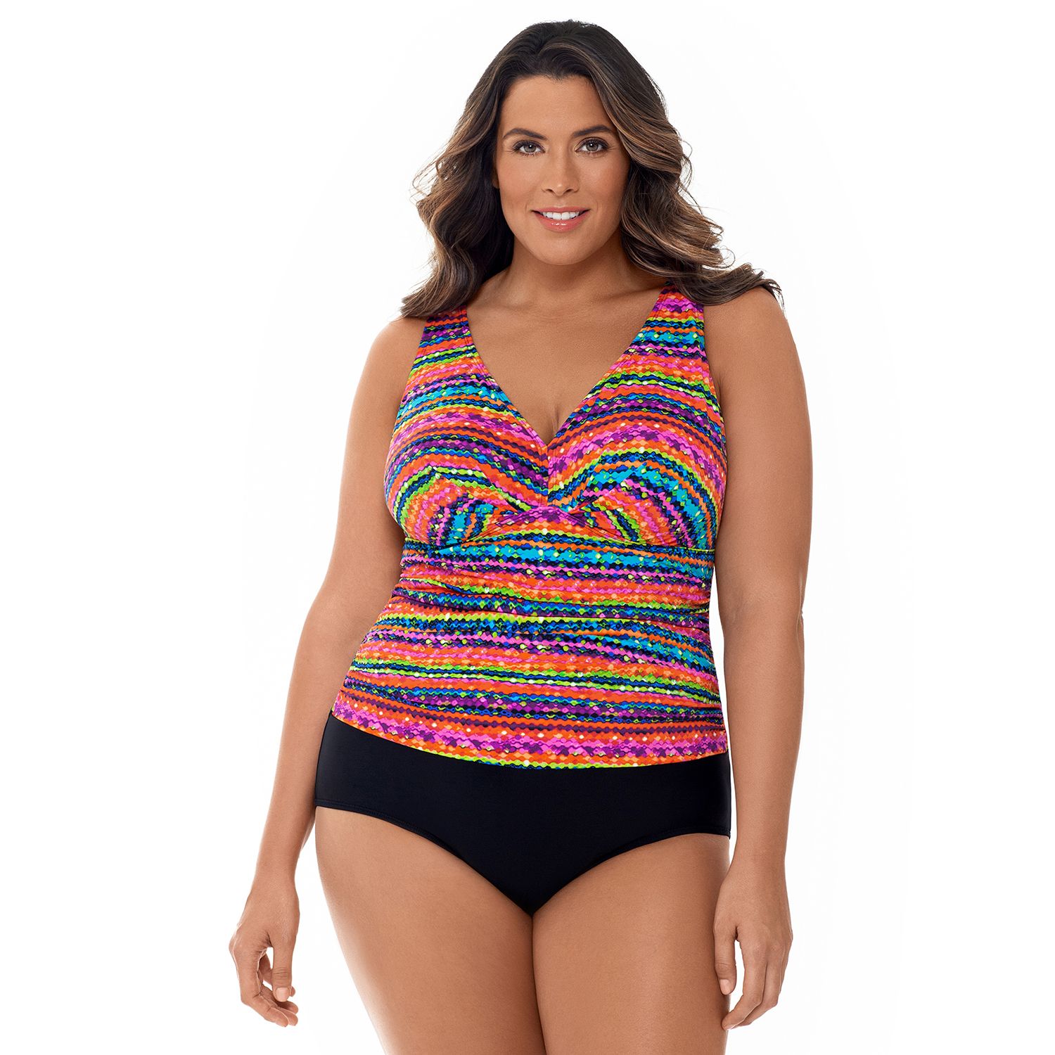 croft and barrow plus size swimsuits