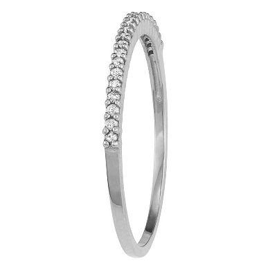 10k Gold 1/10 Carat TW Diamond Band Ring