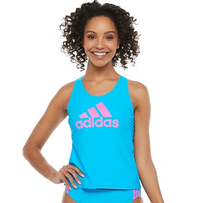 Women's adidas Crossback Tankini Swim Top