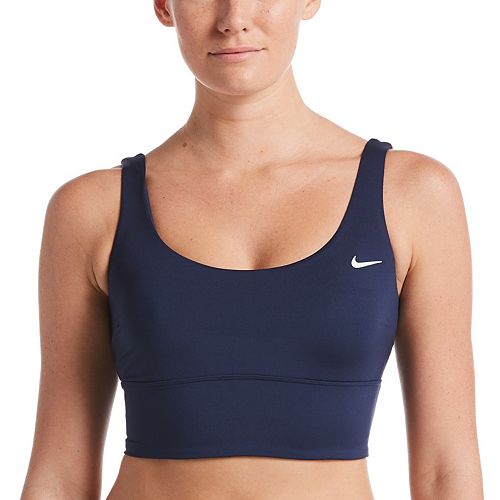 nike women's essential scoop neck midkini top