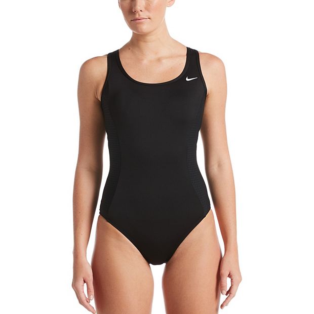 Nike Swim Water Dots Keyhole Back One-Piece Swimsuit - Women's