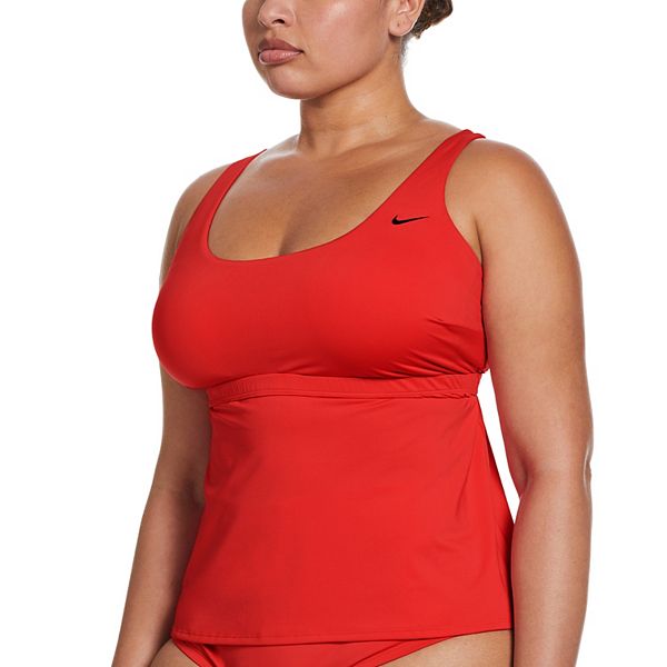 Plus Size Nike Racerback Tankini Top 7258