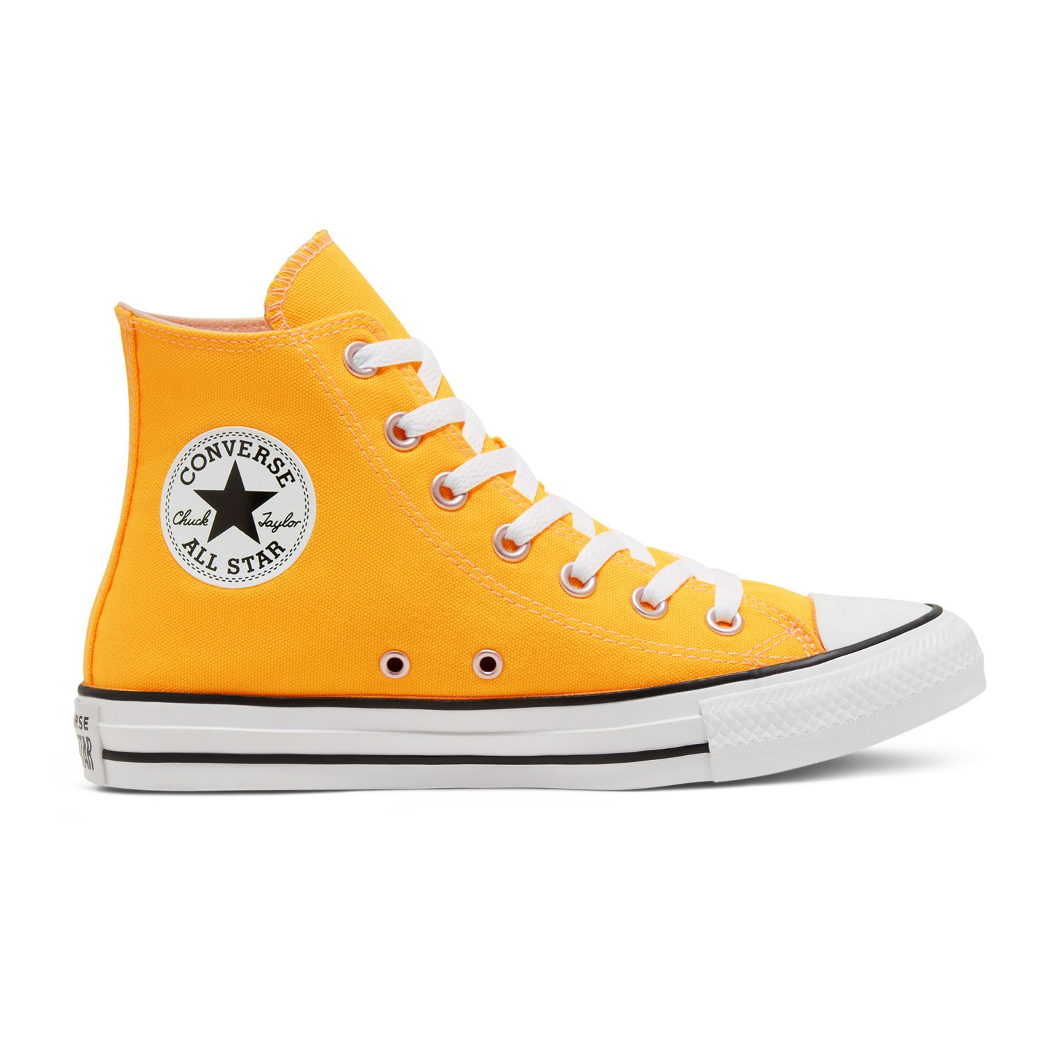 yellow converse all star low tops