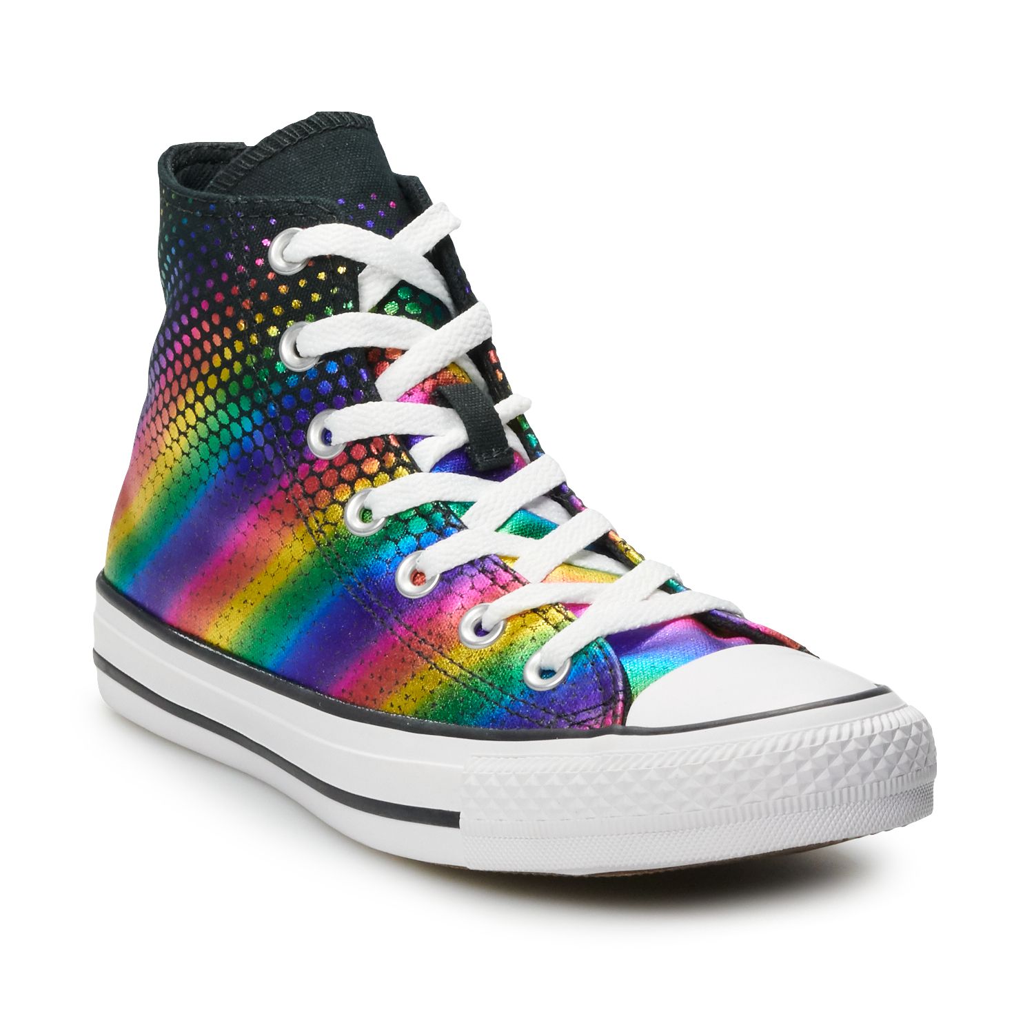 kohls black converse high tops