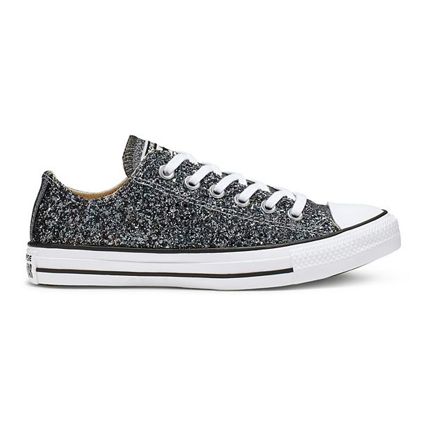 Low-Top Glitter Sneakers