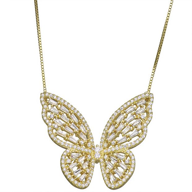 Kohls hot sale butterfly necklace