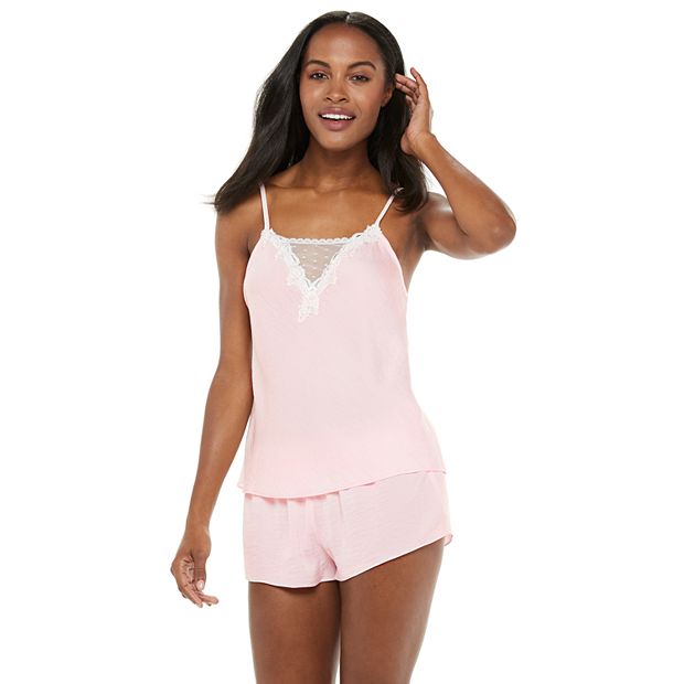 Women s Apt. 9 Solid Cami Shorts Pajama Set