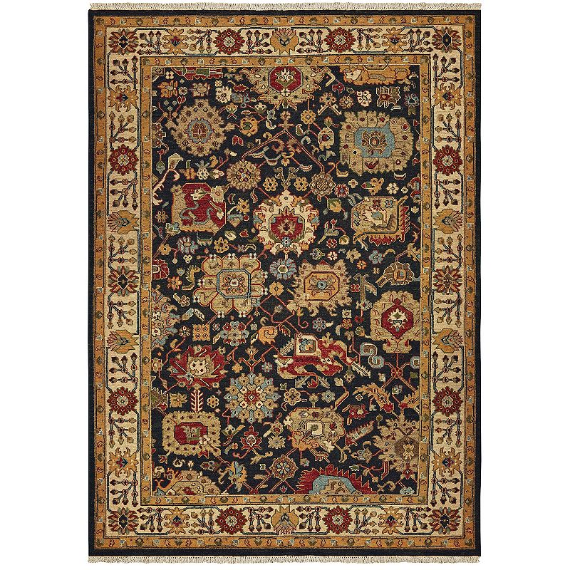 Tommy Bahama Angora Rug, Black, 6X9 Ft