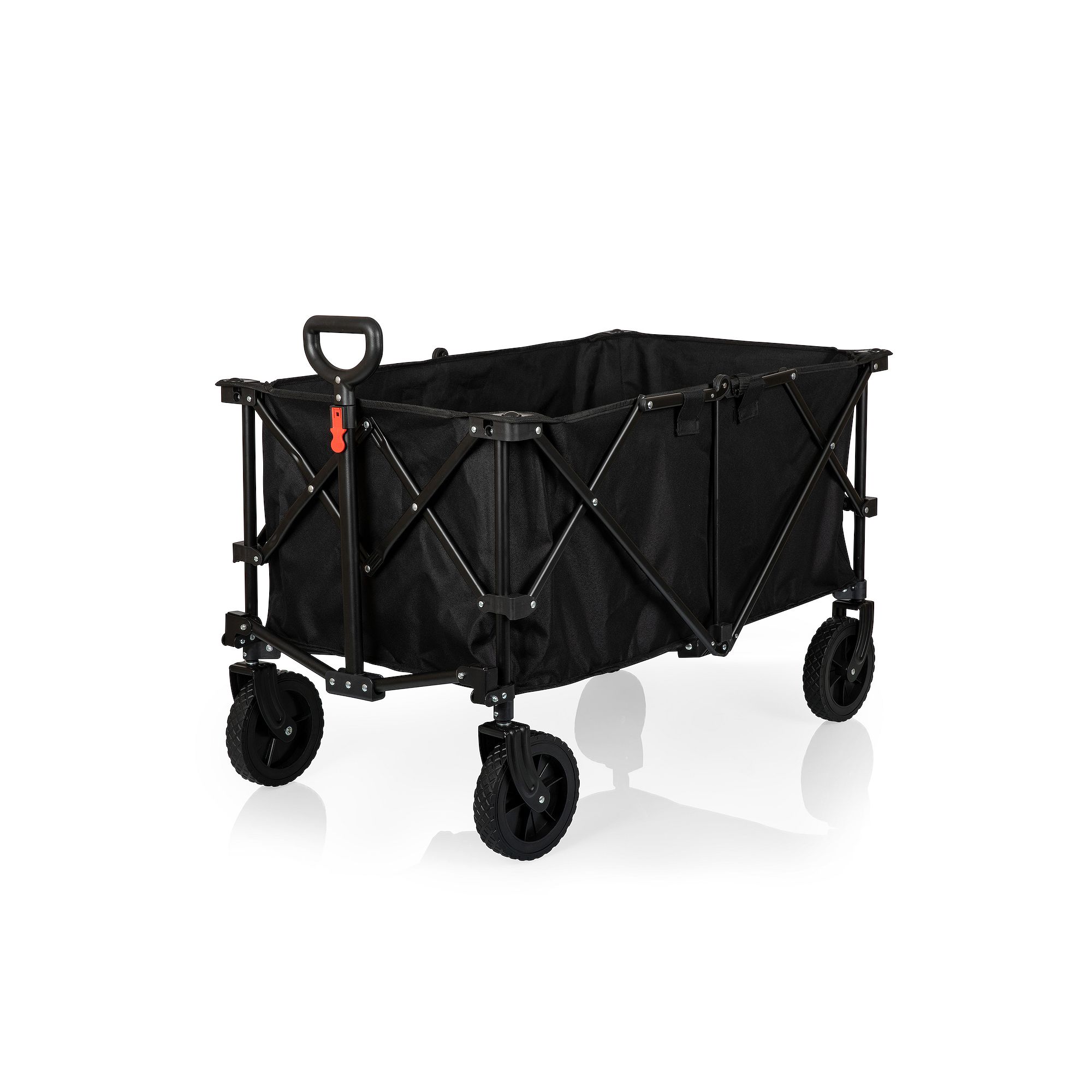 Picnic Time Adventure XL Folding Utility Wagon, Black