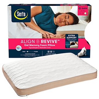 Serta® Align & Revive Gel Memory Foam Pillow