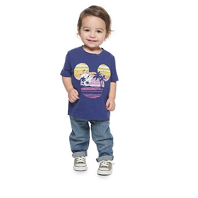 Disney's Mickey Mouse Baby Navy Blue Graphic Tee by Family Fun™