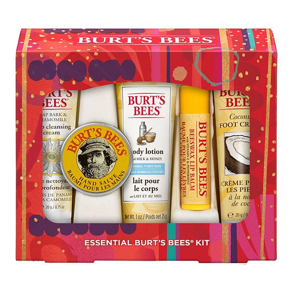 Burt's Bees 5-Piece Essential Kit Holiday Gift Set