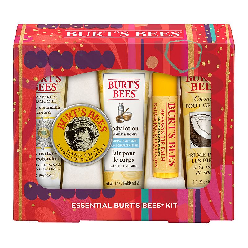UPC 792850906020 product image for Burt's Bees 5-Piece Essential Kit Holiday Gift Set | upcitemdb.com