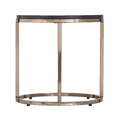 Southern Enterprises Lachlan Round Nesting Coffee Table 3-piece Set