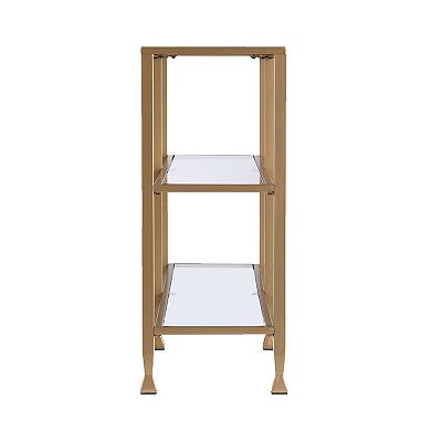 Southern Enterprises Jaymes Narrow Metal Console Table