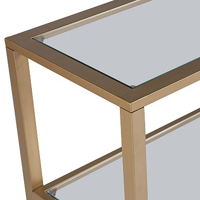 Southern Enterprises Jaymes Narrow Metal Console Table