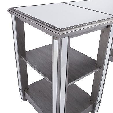 Southern Enterprises Wedlyn Mirrored Desk